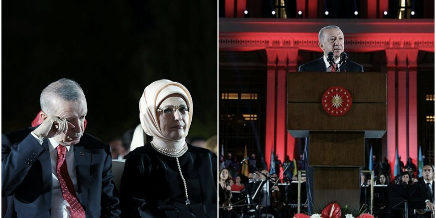 30 Ağustos Zafer Bayramı Konseri'nde duygu dolu anlar: Cumhurbaşkanı Erdoğan gözyaşlarına hakim olamadı