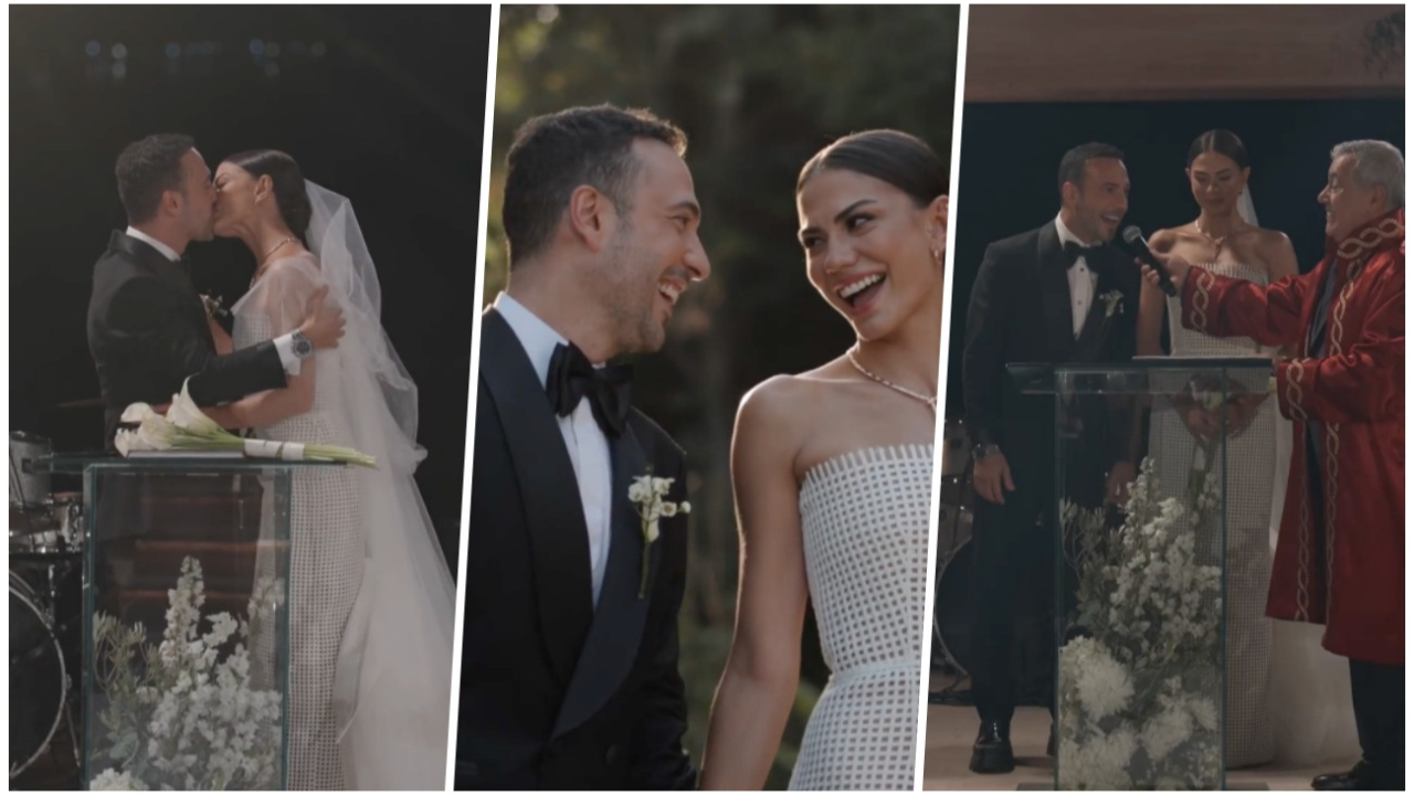 Demet Özdemir & Oğuzhan Koç çiftinin düğününden yeni kareler ortaya çıktı