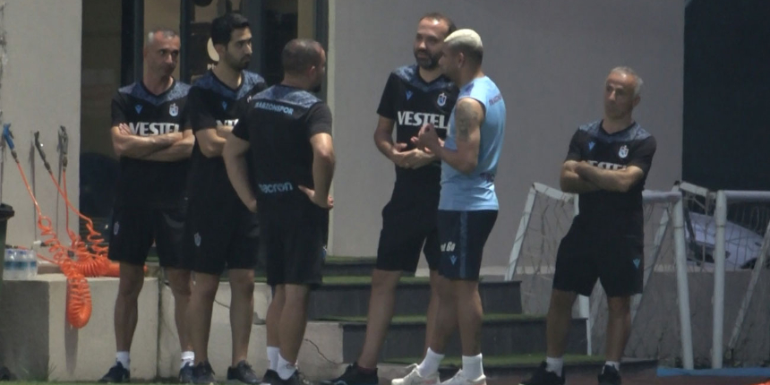 Trabzonspor’da sakatlığı sonrası tedavisi süren futbolcu Bruno Peres idmana geldi
