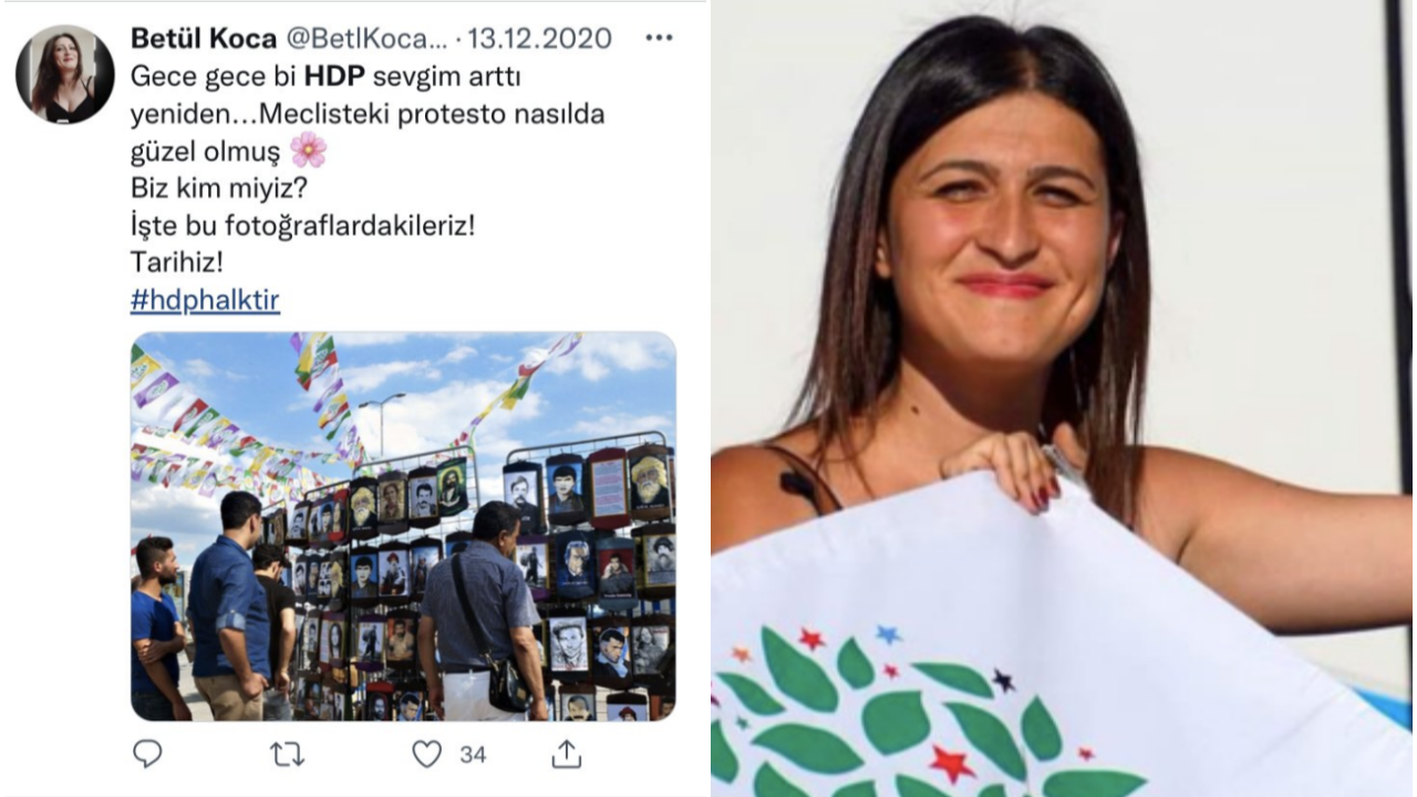 Gözaltına alınan öğretmen Betül Koca tam bir PKK sevicisi HDP yandaşı çıktı!