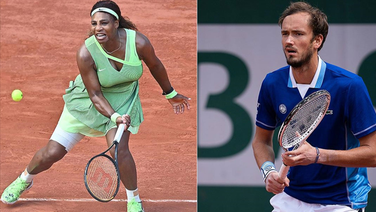 Serena Williams ve Daniil Medvedev ABD Açık'ta 3. tura çıktı
