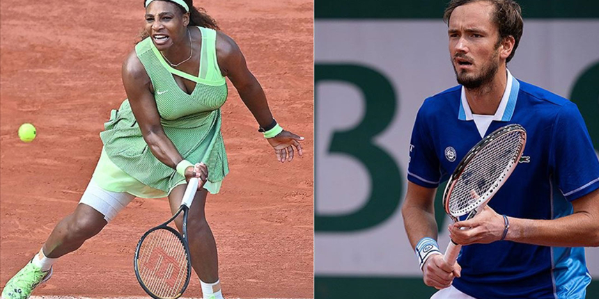 Serena Williams ve Daniil Medvedev ABD Açık'ta 3. tura çıktı