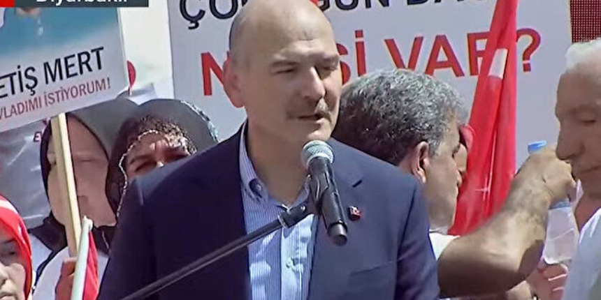 Evlat nöbetinde 4. yıl!  İçişleri Bakanı Süleyman Soylu: HDP, PKK ve ABD'nin uşağıdır!
