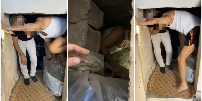 12 yıl hapis cezası bulunan firari şahıs, gizli bölmede yakalandı