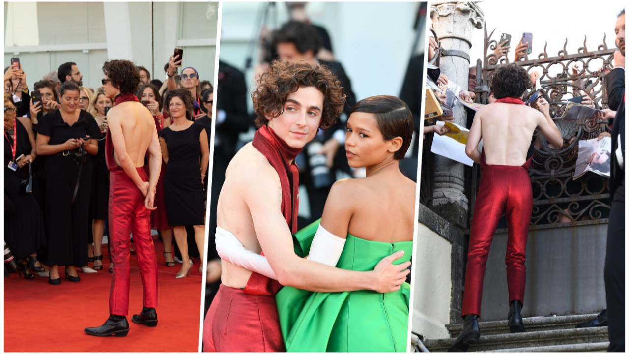 Timothee Chalamet gala kıyafetiye ağızları açıkta bıraktı! Gören dönüp bir daha baktı...
