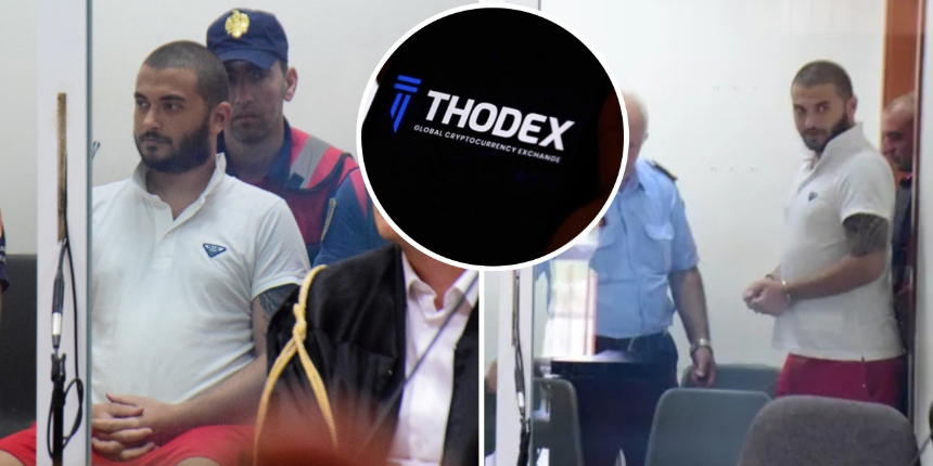 Thodex vurguncusu Özer, Arnavutluk'ta hakim karşısına çıktı: Tutuklu yargılanacak! İşte mahkemeden görüntüler...