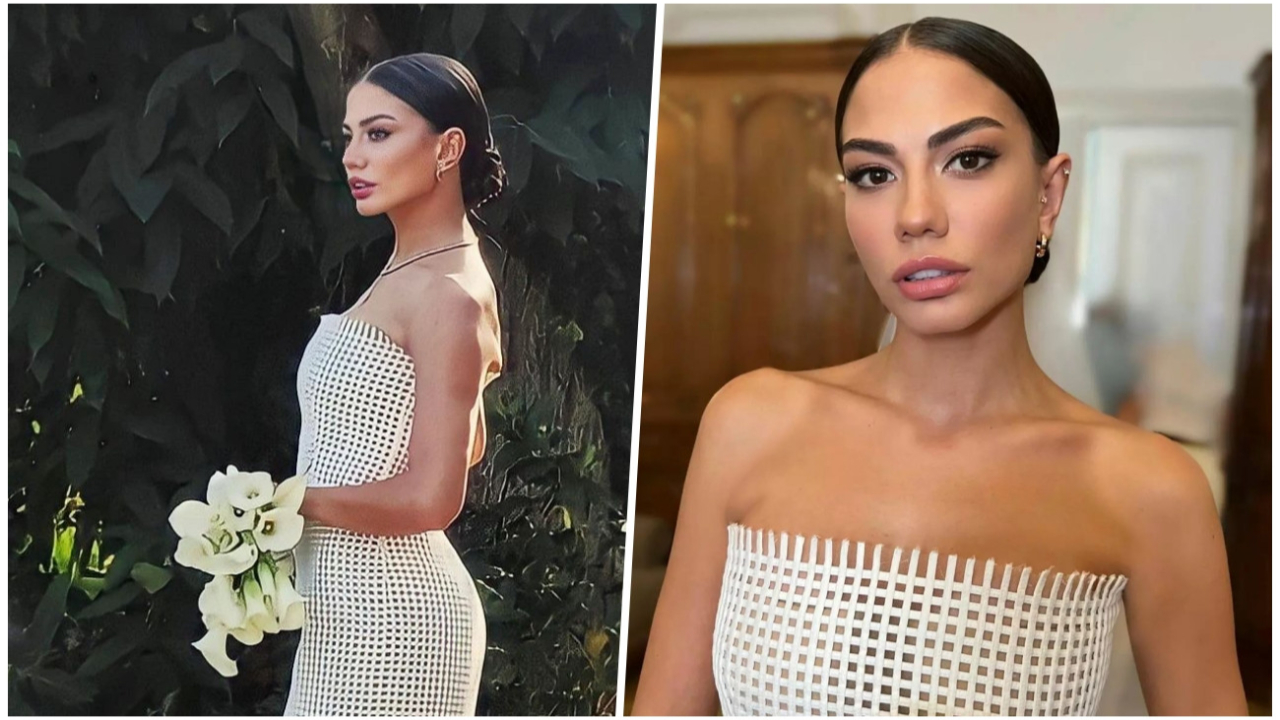 Demet Özdemir'den gelinliğine yapılan olumsuz yorumlara yanıt