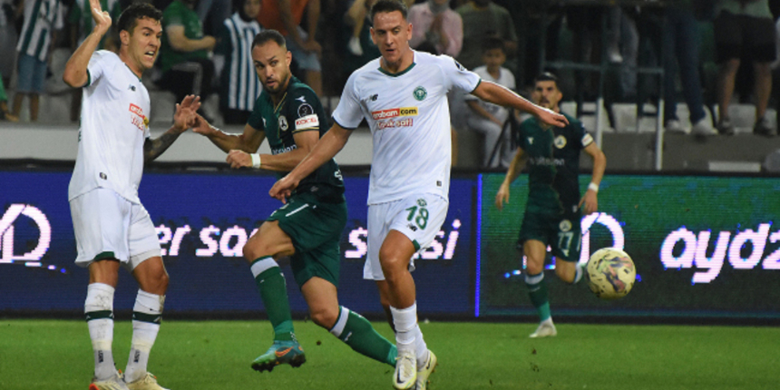 Konyaspor liderliğe yükseldi! Yeşil-beyazlılar deplasmanda Giresunspor'u tek golle geçti