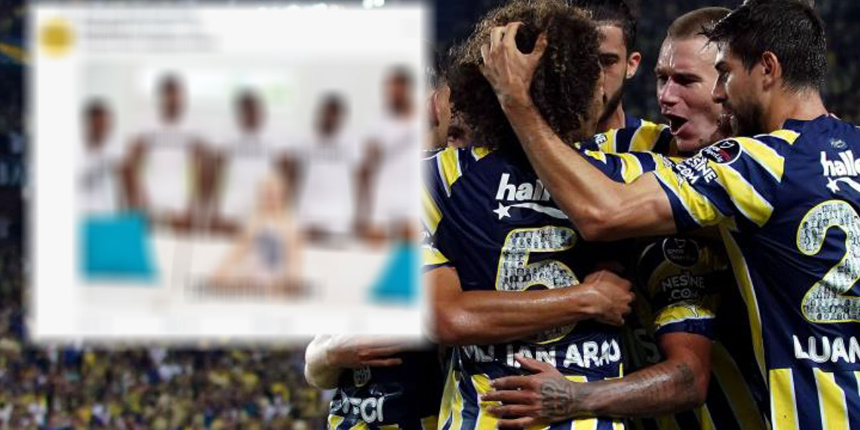 Dinamo Kiev maçı öncesi Fenerbahçeli futbolcuları iğrenç olaya alet ettiler! 1 kadın ve 5 adam...