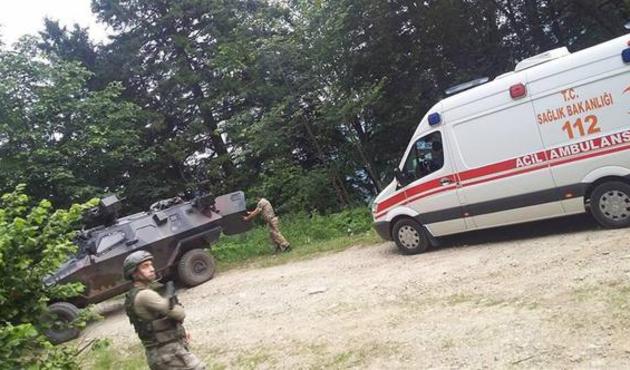 Trabzon Maçka'da terör saldırısı! Yaralılar var...