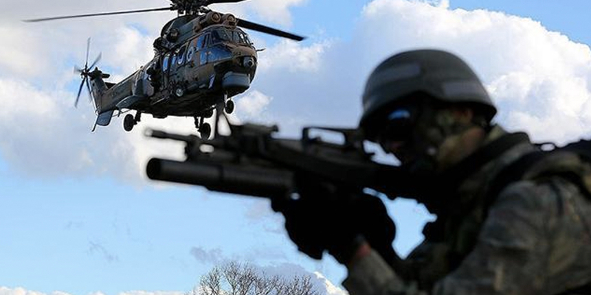 Suriye'nin kuzeyinde saldırı hazırlığındaki 6 PKK/YPG'li terörist öldürüldü