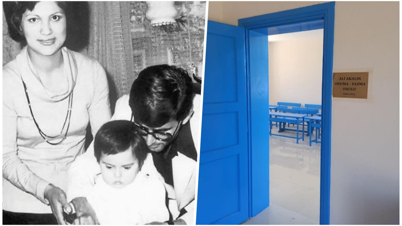 Demet Akalın henüz 2 yaşındayken kaybettiği babası Ali Akalın'ın adına okuma - yazma okulu yaptırdı