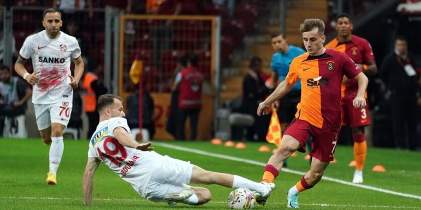 Galatasaray'dan Gaziantep FK karşısında penaltı beklentisi! Hakem devam dedi