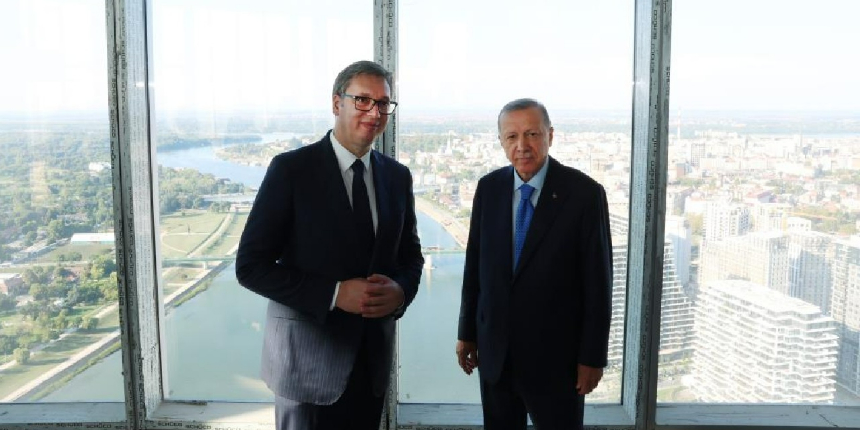 Cumhurbaşkanı Erdoğan, Belgrad Kulesi’ni ziyaret etti