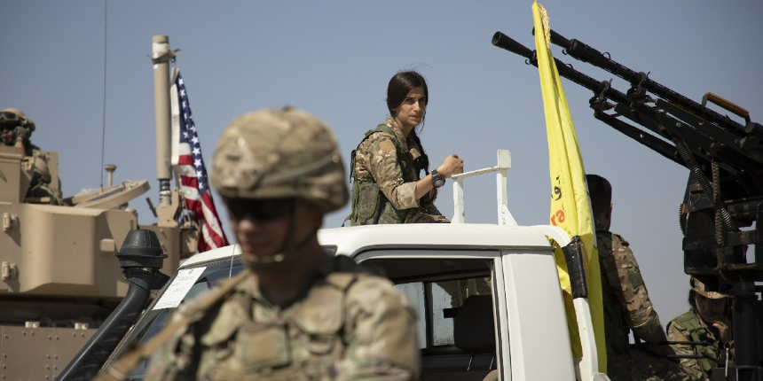 ABD güçlerinden Suriye'nin kuzeydoğusunda YPG/PKK'lı teröristlere silahlı eğitim!