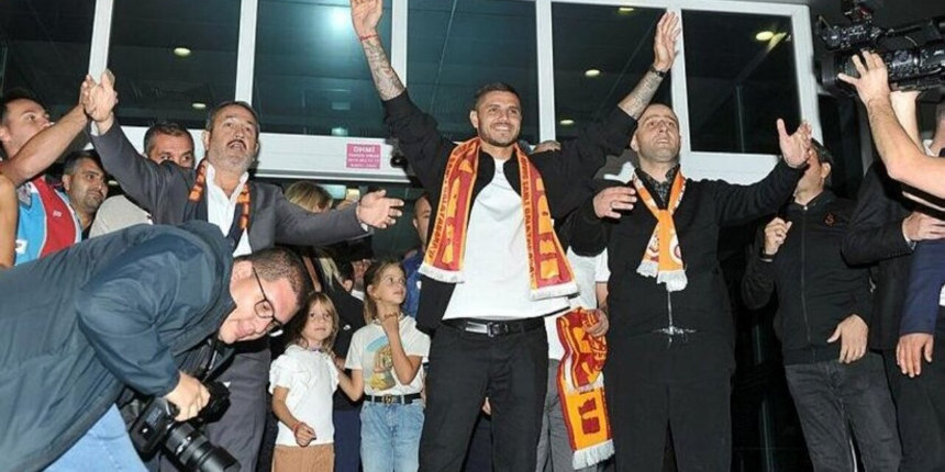 Cimbom'un yeni yıldızı İstanbul'a ayak bastı! Mauro Icardi sarı-kırmızılılarla buluştu