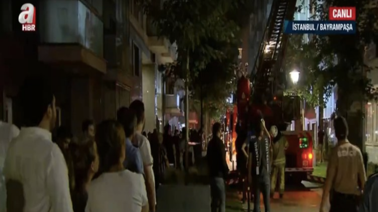 Bayrampaşa Kiptaş konutlarında korkutan yangın! Mahsur kalanlar var