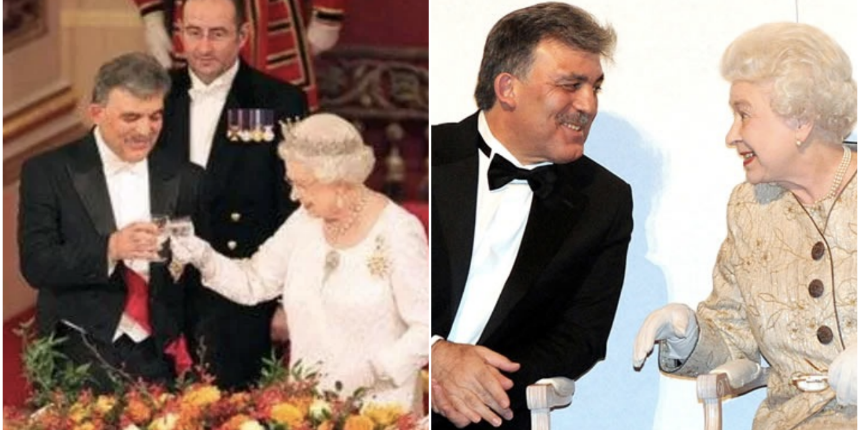 Aaa ne tesadüf!… Kraliçe’nin majesteleri Abdullah Gül, Kraliçe'nin öldüğü gün Londra’da…