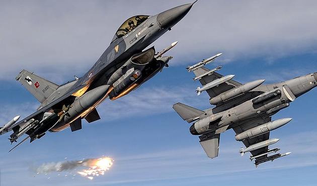 Saldırı hazırlığındaki PKK'lı teröristlere hava harekatı