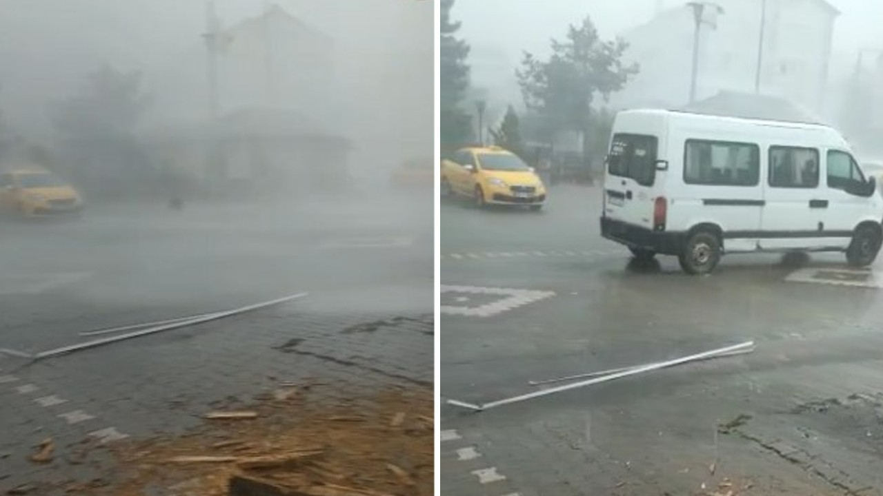 Kastamonu’da dolu yağışı ve fırtına etkili oldu