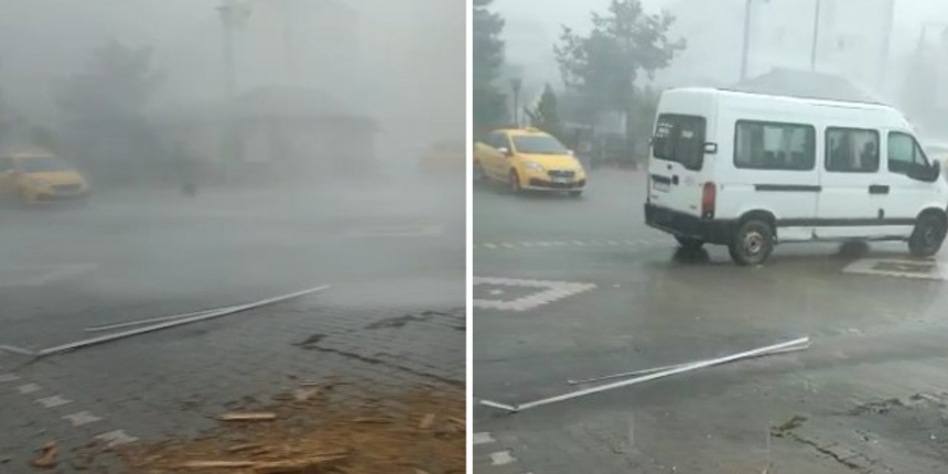 Kastamonu’da dolu yağışı ve fırtına etkili oldu