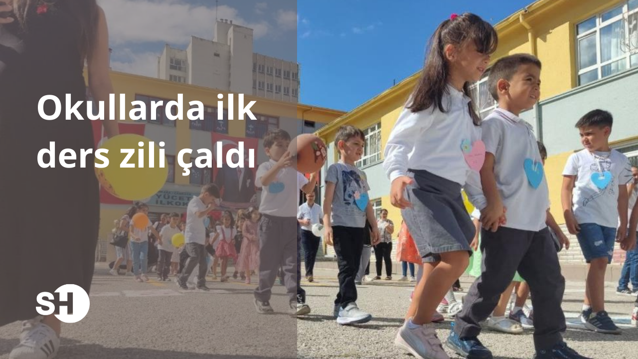 Okullarda ilk ders zili çaldı