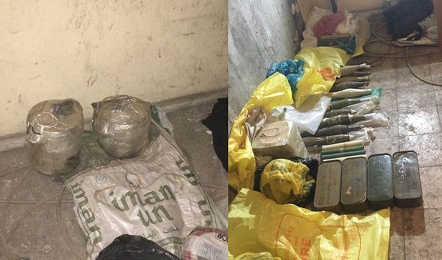 Düdüklü tencere ve yağ tenekelerine hazırlanmış bombalar ele geçirildi...