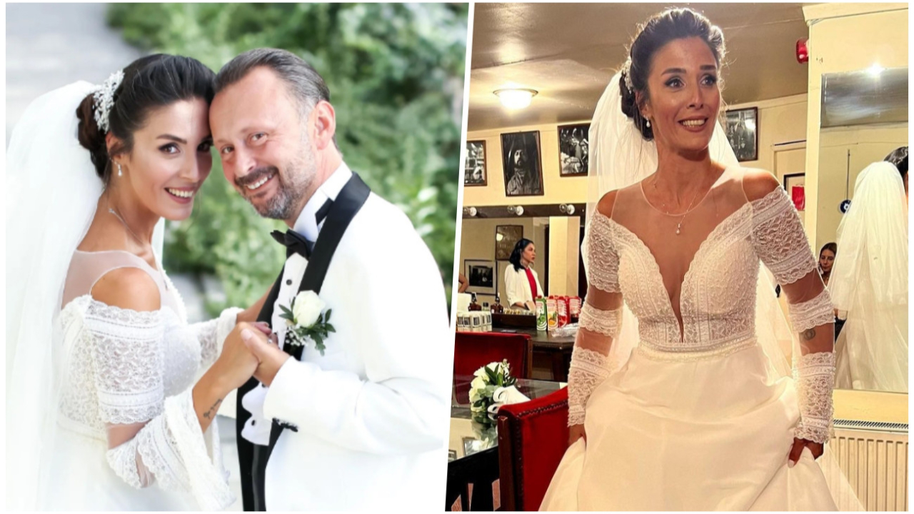 Orçun Kaptan ile Damla Cercisoğlu evlendi! İşte nikahtan ilk kareler