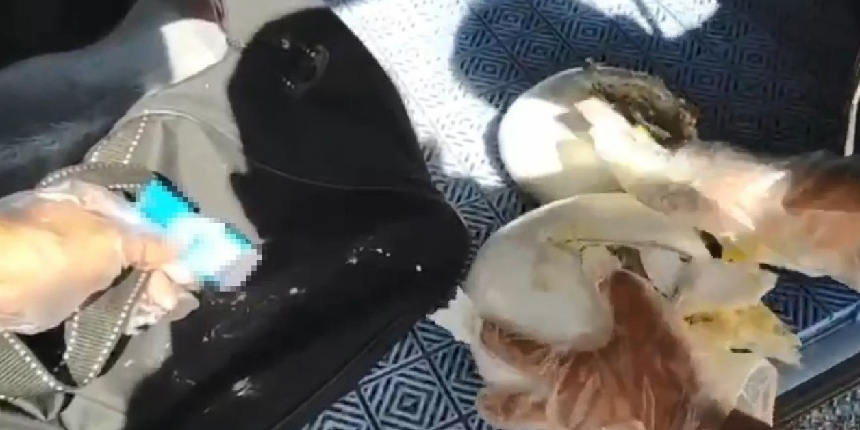 Uyuşturucuyu peynire sarmış