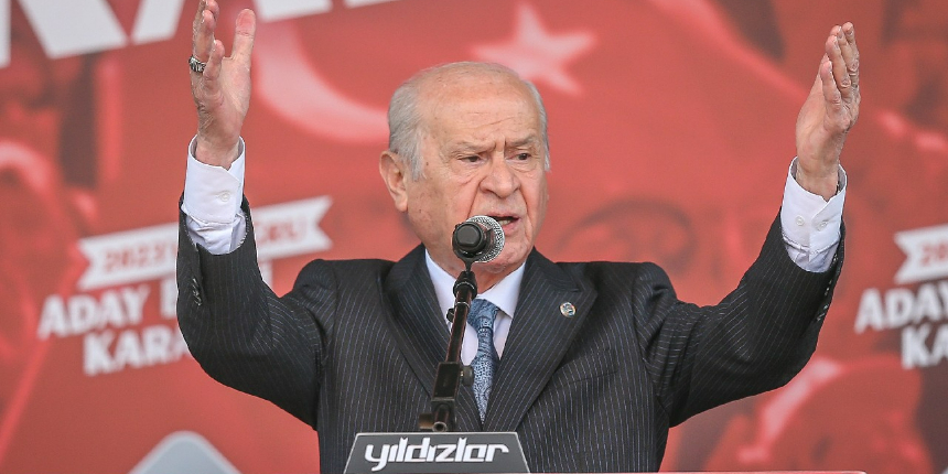 Bahçeli: HDP'ye bakanlık vermek, teröristlerin tıpkı belediyeler gibi bakanlıklara da yerleşmesi demektir