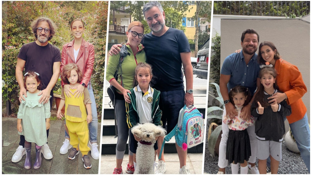 İlk ders zili çaldı, ünlü isimlerin okul heyecanı başladı