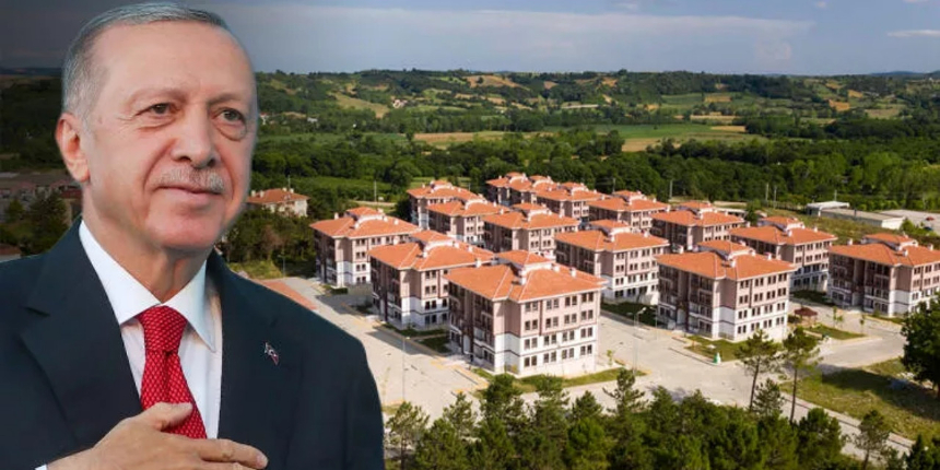 TOKİ'den Cumhuriyet tarihinin en büyük sosyal konut projesi! Erdoğan dakikalar sonra detayları açıklayacak...