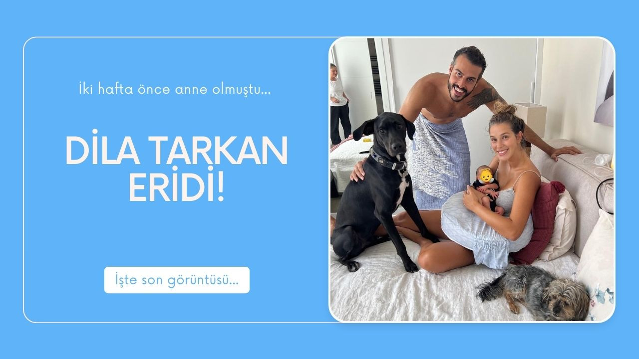 İki hafta önce anne olmuştu... Dila Tarkan doğum kilolarından kurtuldu
