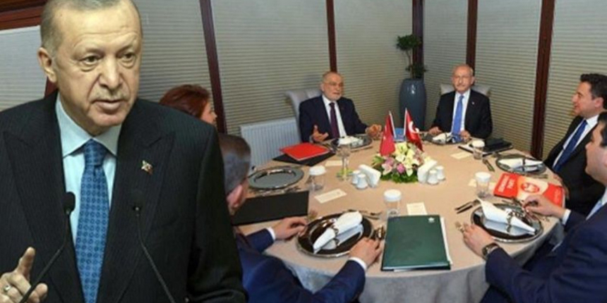 Cumhurbaşkanı Erdoğan'dan kurmaylarına talimat: Vatandaşa 6'lı masanın ortaklarını anlatın!