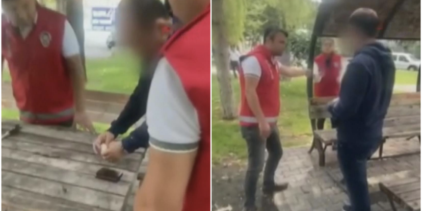 Polisleri görünce uyuşturucuyu öyle bir yere sakladı ki...