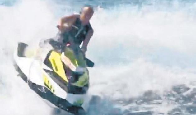 Ali Ağaoğlu jet ski yaparken ölümden döndü