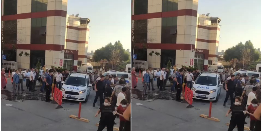 Kazada yaralandılar, hastanede güvenlik görevlisini bıçakladılar!