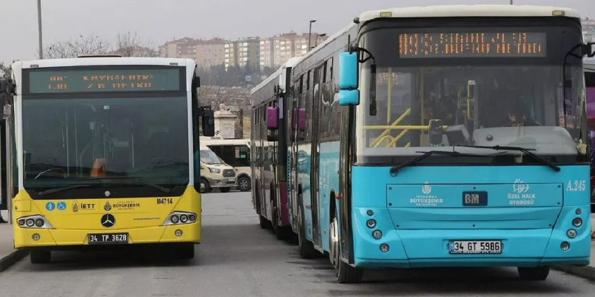 Özel halk otobüsü esnafından İBB'ye tepki!