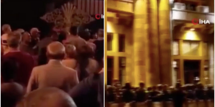 Paşinyan'ın istifasını isteyen Ermenistan halkı sokaklara indi!