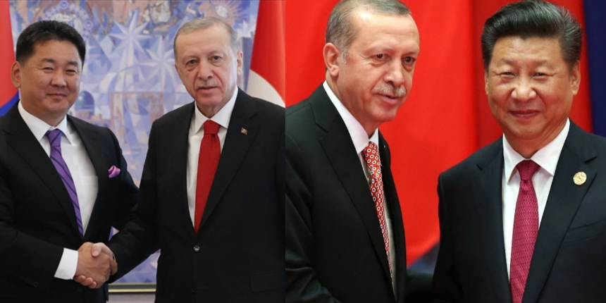 Cumhurbaşkanı Erdoğan Semerkant'ta: Çinli ve Moğolistanlı mevkidaşı ile görüştü