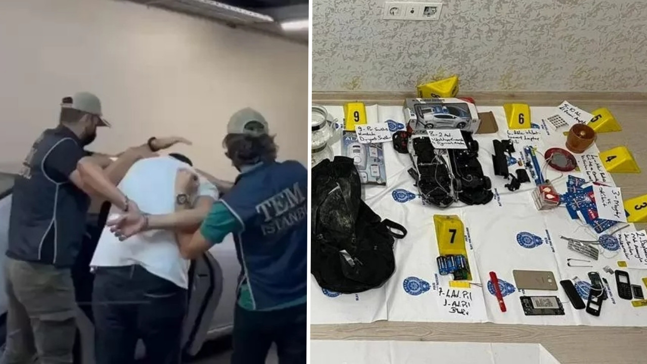 Sancaktepe'de hücre evine baskın! 3 kişi 6 kilogram bomba ile ele geçirildi...