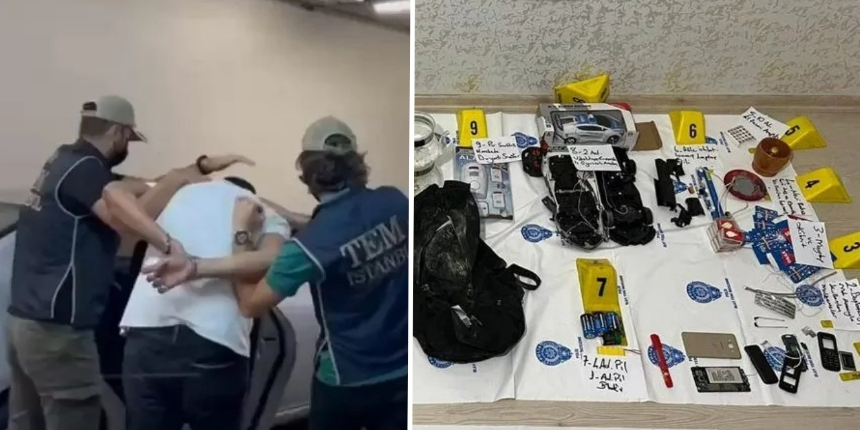 Sancaktepe'de hücre evine baskın! 3 kişi 6 kilogram bomba ile ele geçirildi...