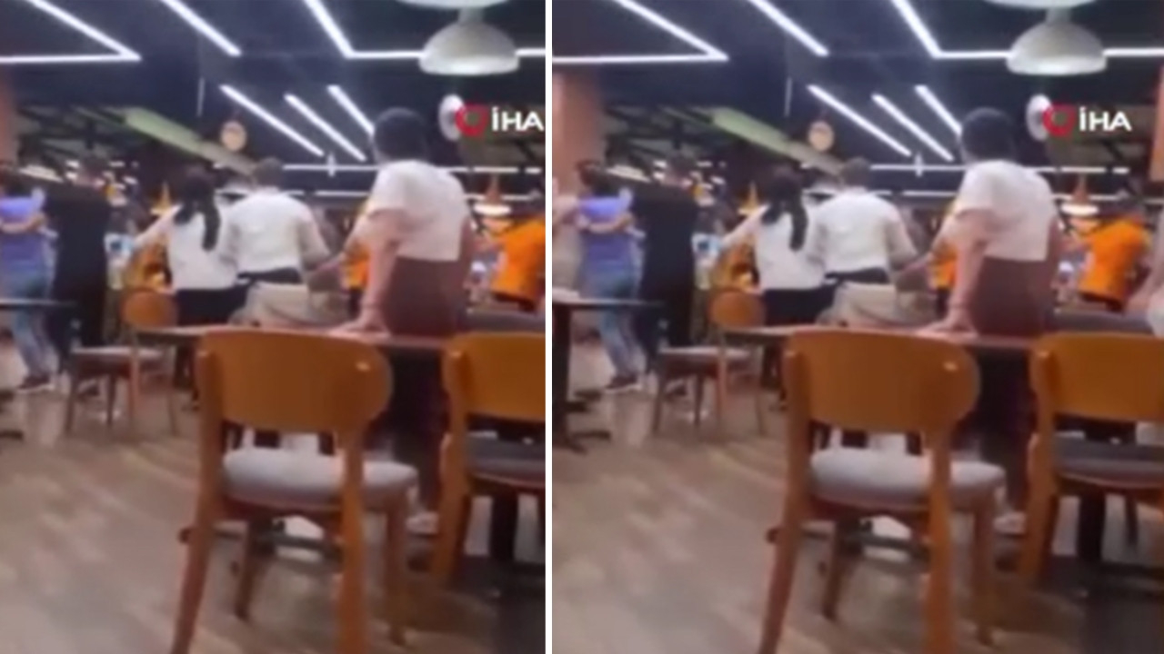 Köfteci Yusuf'ta 'masa silme' kavgası! Tekmeler yumruklar havada uçuştu...
