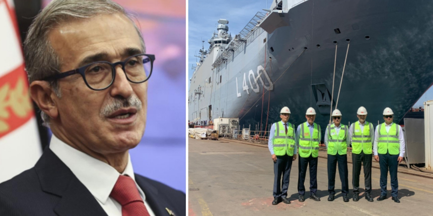 Türk Savunma Sanayii'nin gururu: TCG Anadolu kapılarını ilk kez açtı!
