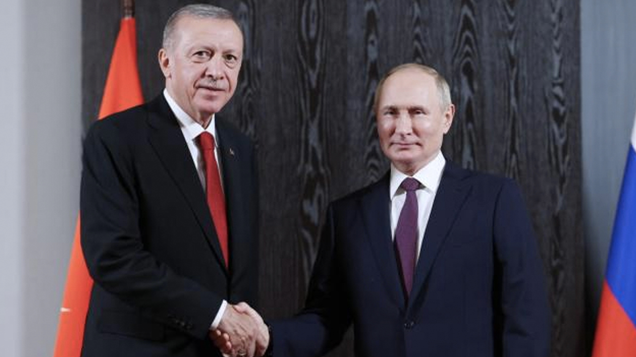 Cumhurbaşkanı Erdoğan, Özbekistan'da Putin ile görüştü!