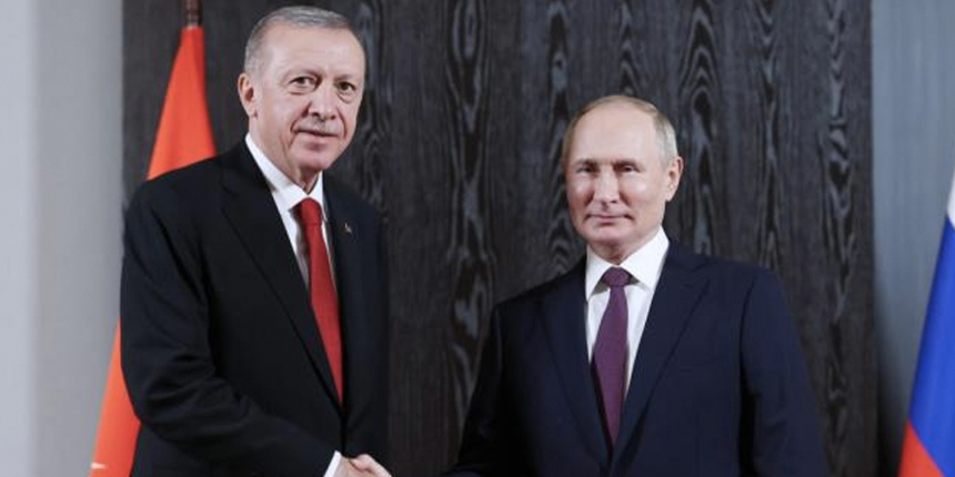 Cumhurbaşkanı Erdoğan, Özbekistan'da Putin ile görüştü!