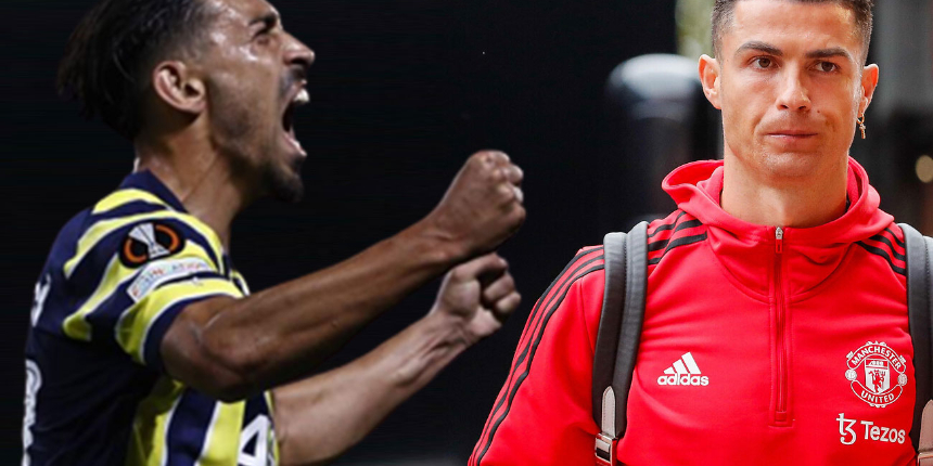 Fenerbahçeli İrfan Can Kahveci, yıldız futbolcu Cristiano Ronaldo'yu solladı
