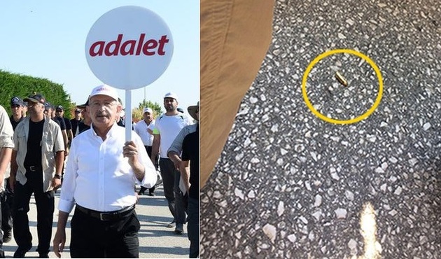 Kılıçdaroğlu'nun yürüyüşünde mermi provokasyonu!