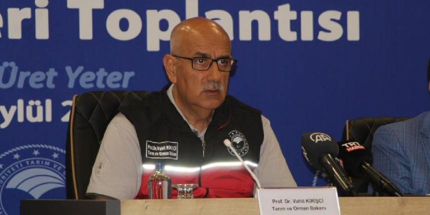 Bakan Kirişci: Üreticinin üretmediğini söyleyerek hadsizlik yapan çevreler var!