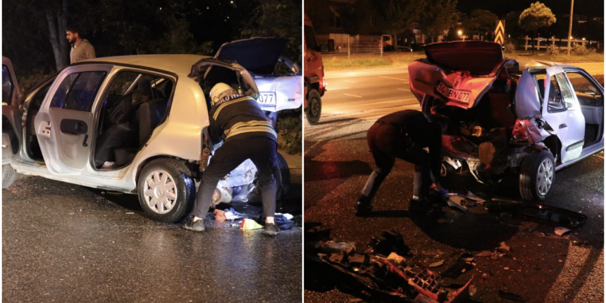 Uygulamadan kaçan alkollü sürücü kazaya neden oldu: 4 yaralı